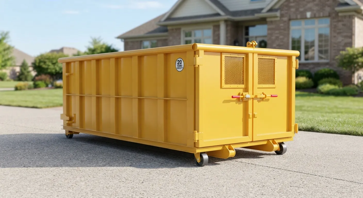 10 yard dumpster rental from our Casper fleet