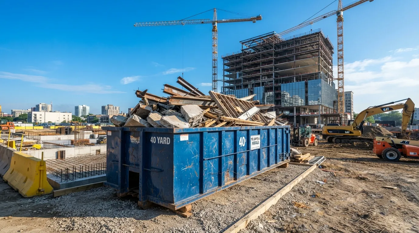 40 yard dumpster rental from our Casper fleet